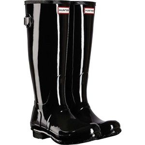 Hunter Original Adjustable Black Glossy Tall Boots